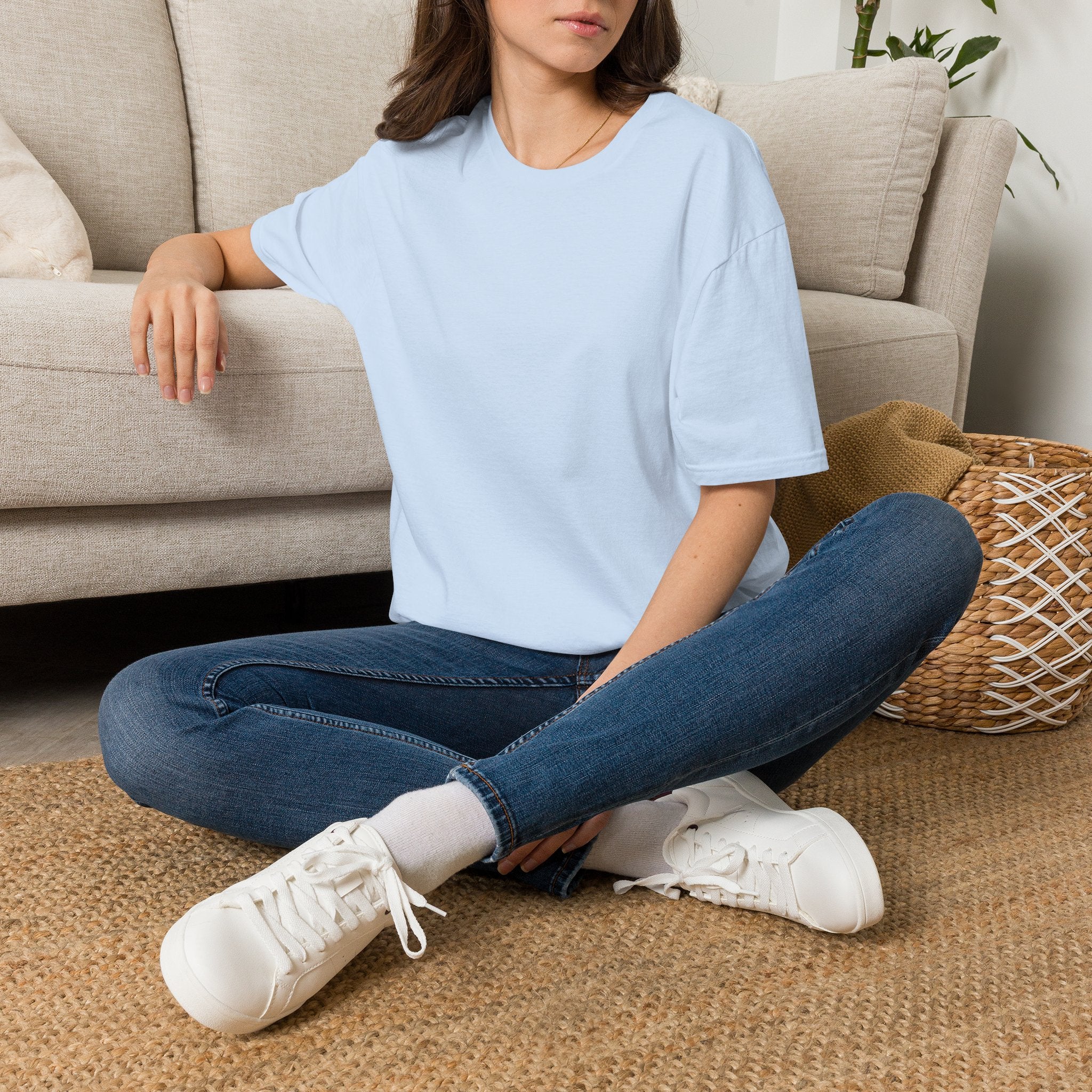 Minimal White Crewneck T‑Shirt — Classic Everyday Tee