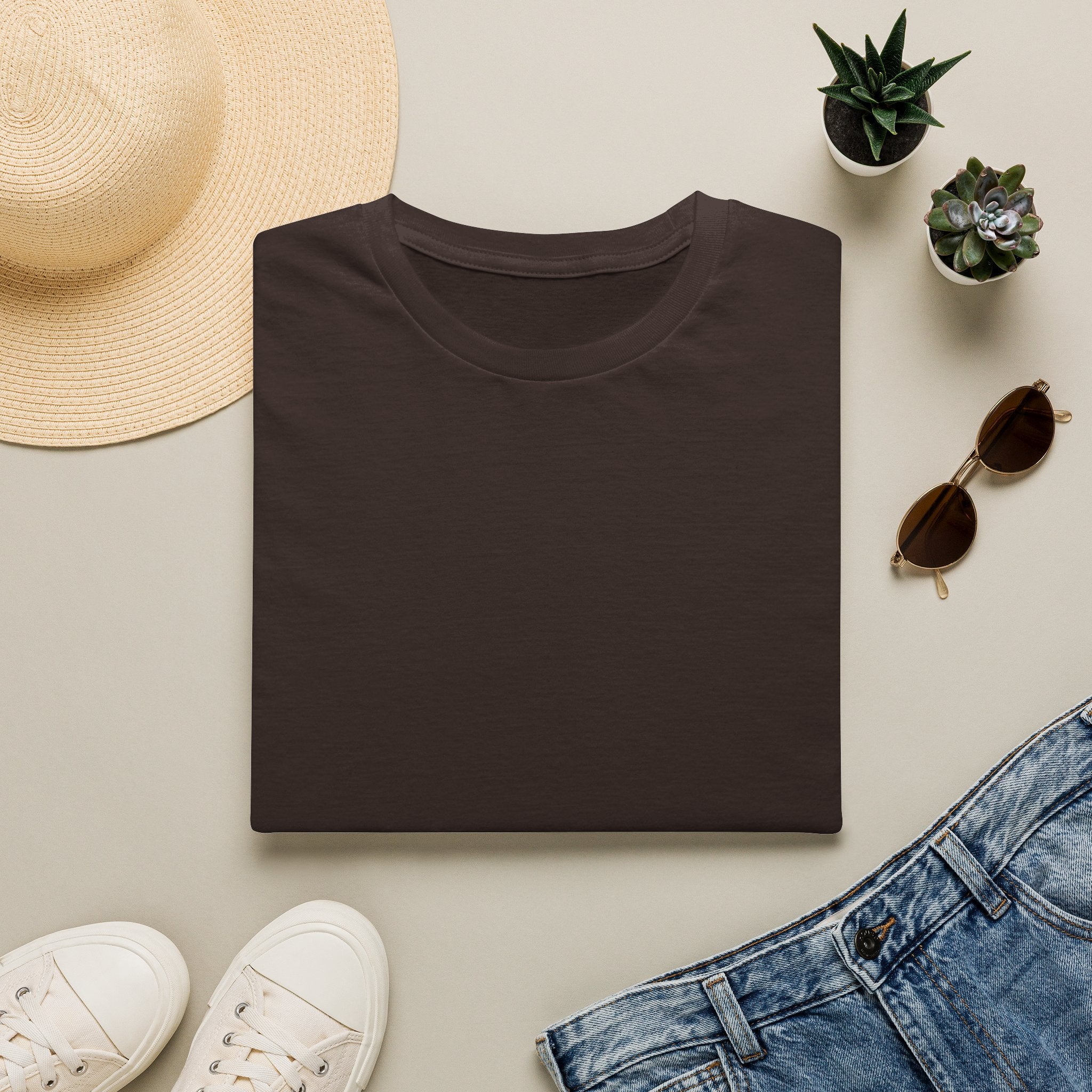 Minimal White Crewneck T‑Shirt — Classic Everyday Tee